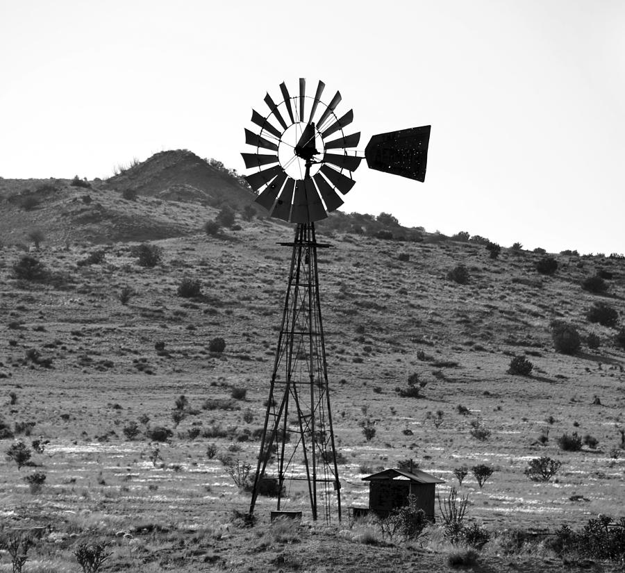 Mountain Photograph - The old Windmill  by David Lee Thompson