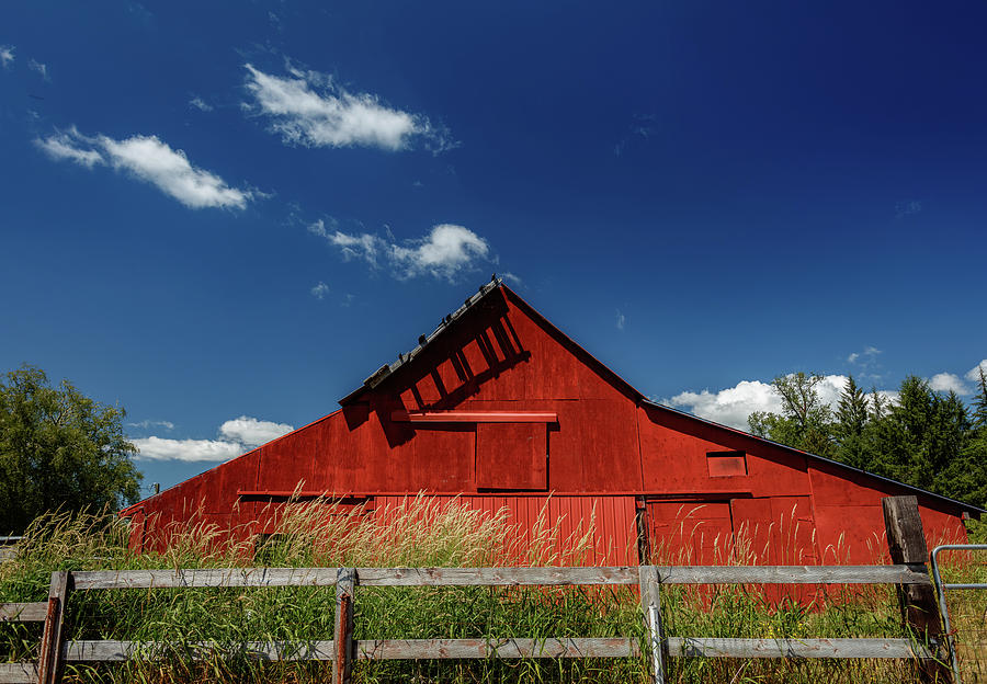 The Orange Barn Photograph by Mike Penney - Fine Art America