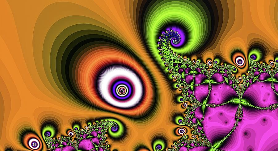 The Orange Eye of the Magician Digital Art by Don Northup