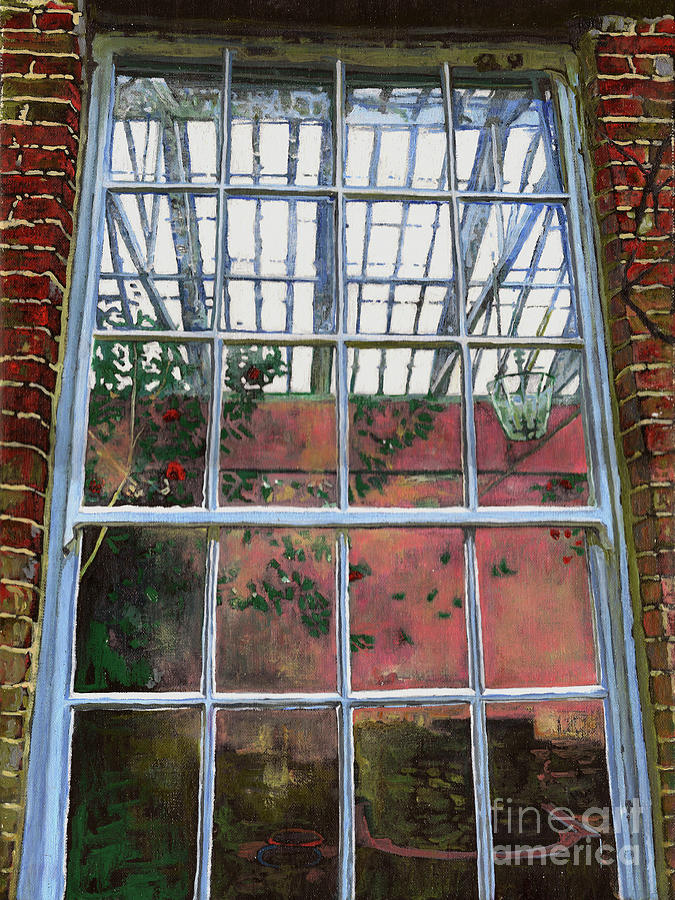 The Orangery Window, 2012 Painting by Helen White