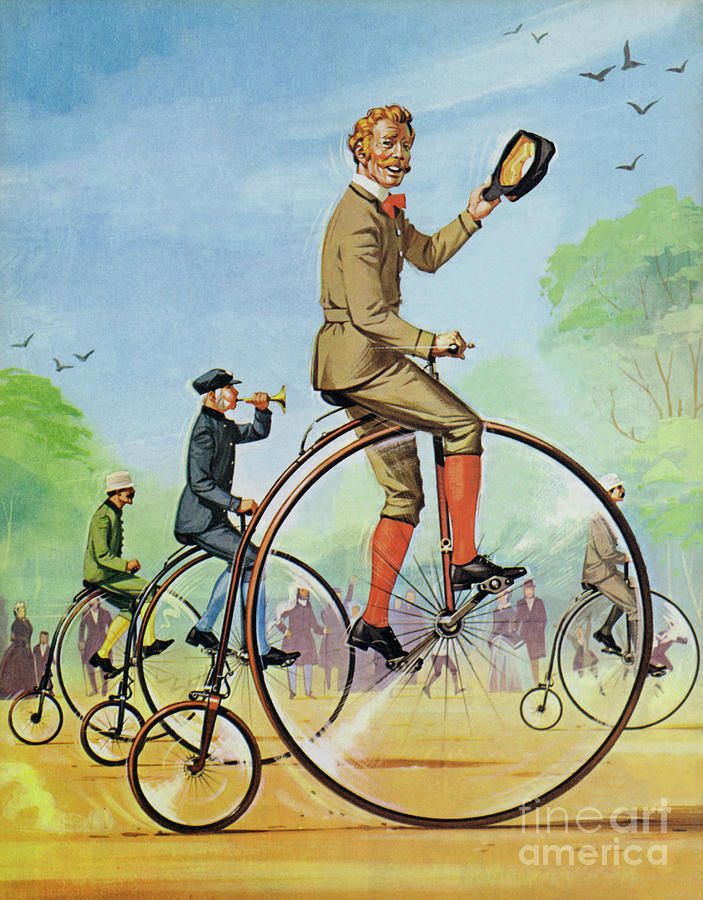 Bird Painting - The Ordinary of Penny Farthing by Angus McBride