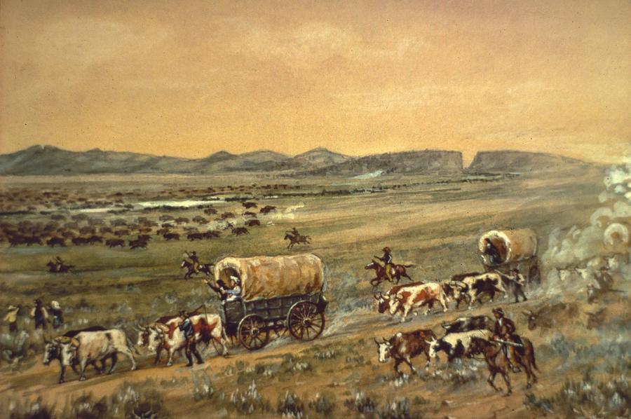 The Oregon Trail Photograph by Mpi