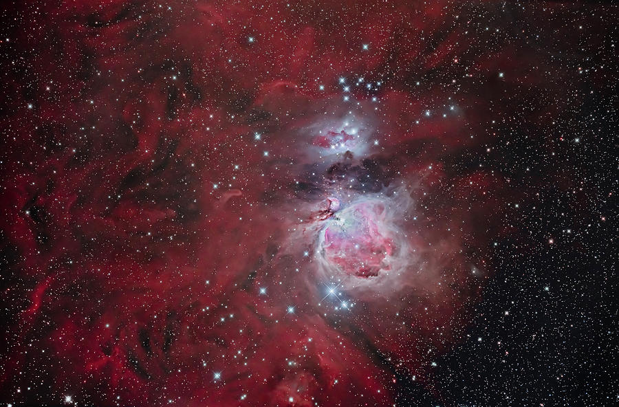 The Orion Nebula With Running Man Photograph by Alan Dyer