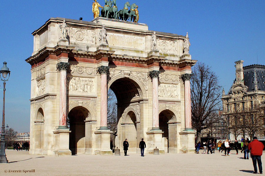 The other Arch in Paris France Photograph by Everett Spruill