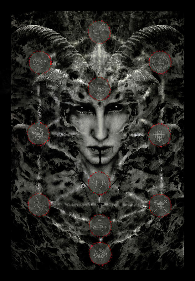 Occult Digital Art - The other side by Cambion Art