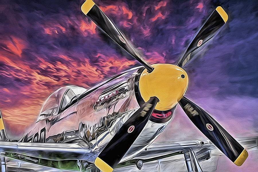 The P-51 Digital Art by JC Findley