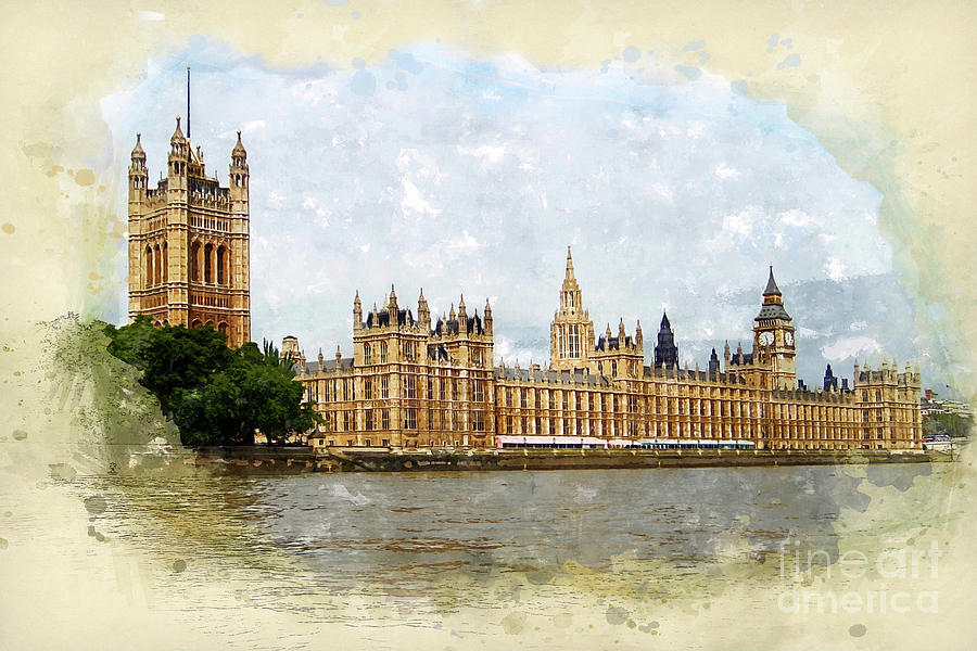 The Palace Of Westminster Painting
