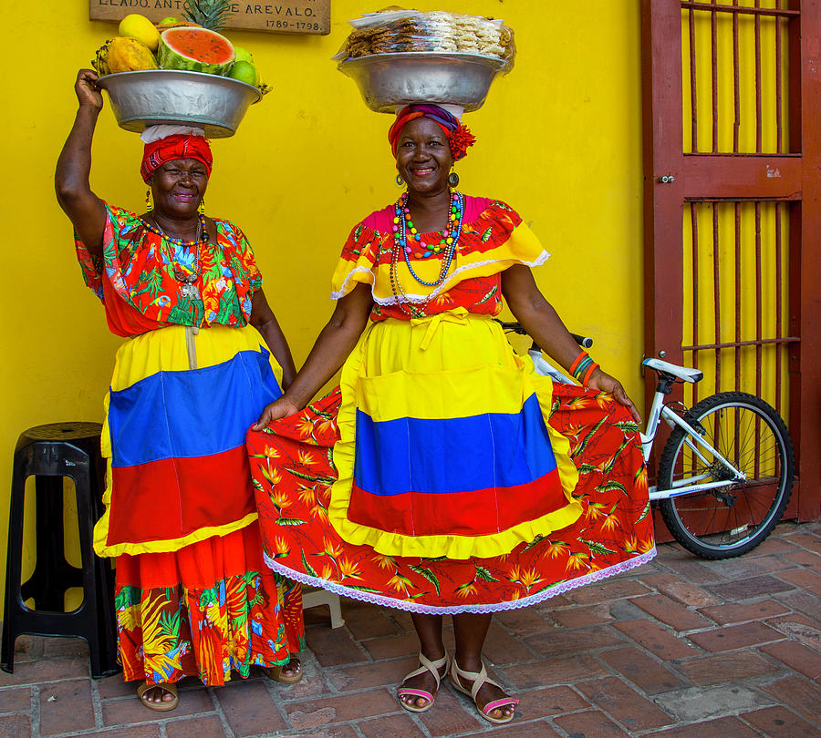 The Palenqueras of Cartagena Photograph by Pheasant Run Gallery