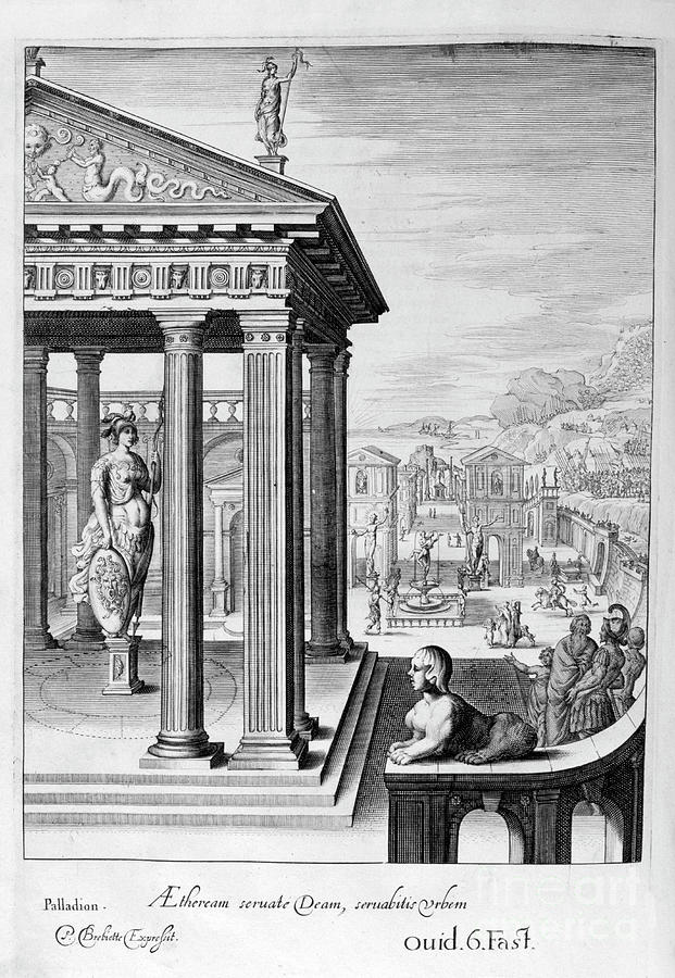 The Palladium, 1655. Artist Michel De Drawing by Print Collector