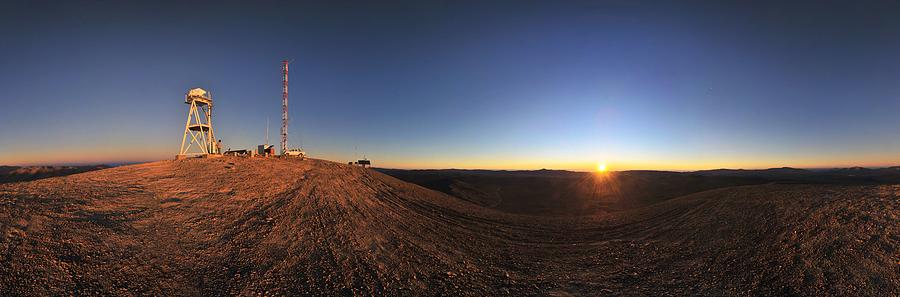 The Panorama view of Cerro Armazones at sunset by ESO Painting by Celestial Images