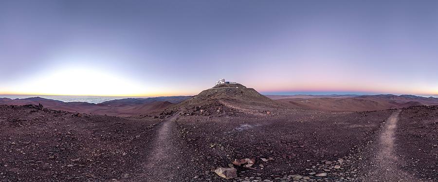 The Panorama view of Paranal Observatory  by ESO Painting by Celestial Images