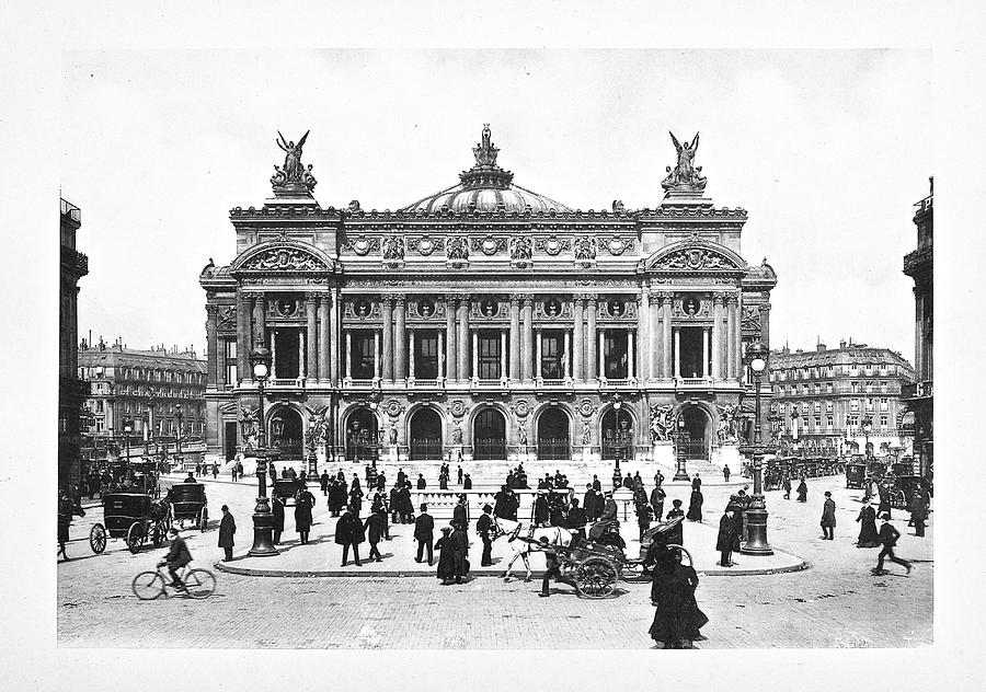 The Paris Opera 1900 Photograph by Ira Shander