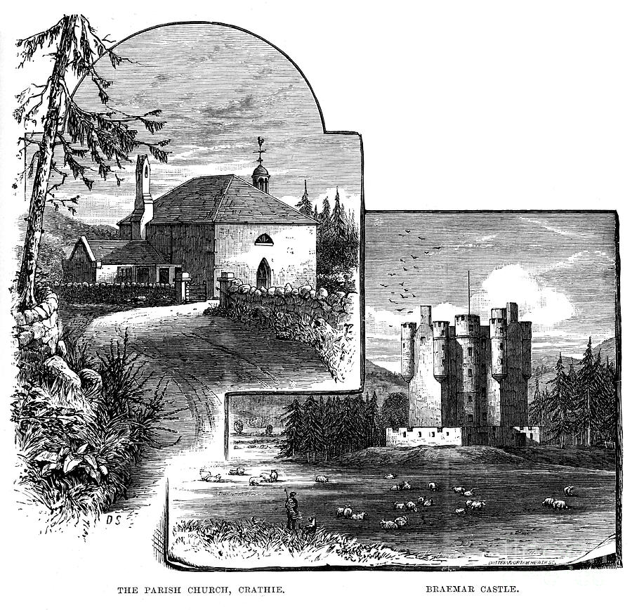 The Parish Church, Crathie, And Braemar Drawing by Print Collector