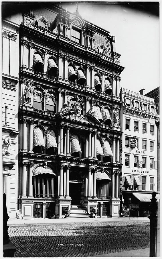 The Park Bank Photograph by The New York Historical Society