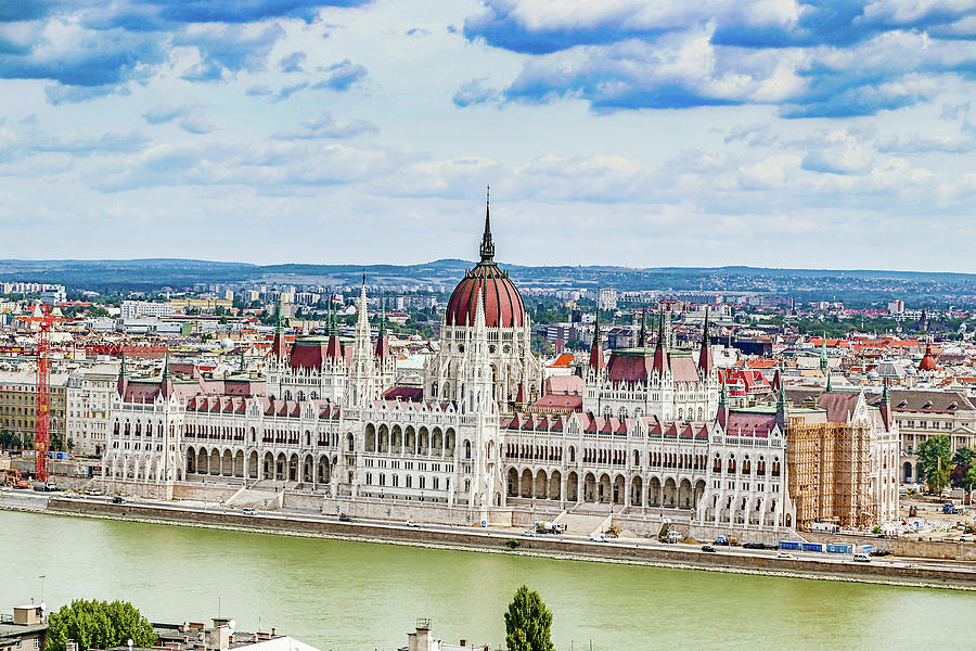 The parliament on the Danube in Budapest Photograph by Vivida Photo PC