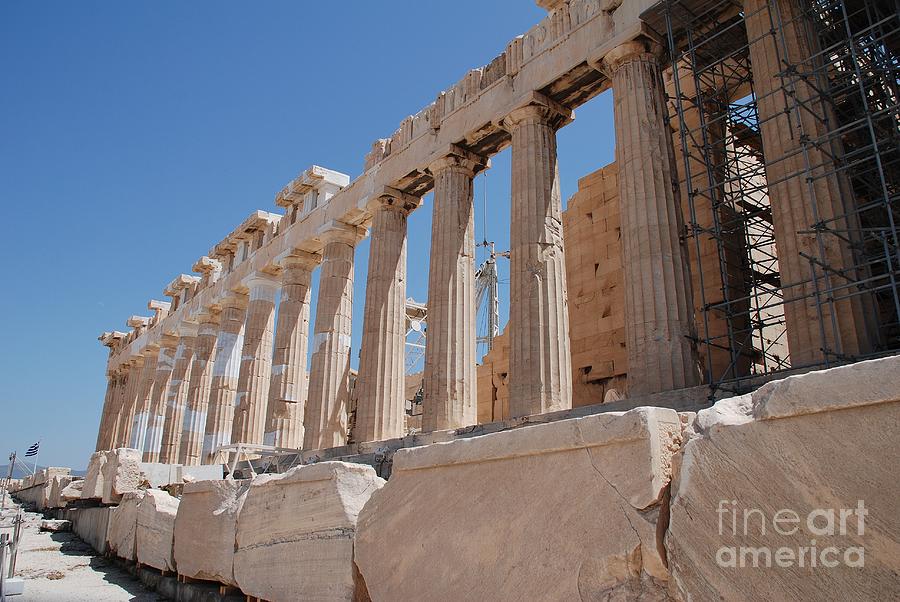 The Parthenon In Athens Photograph