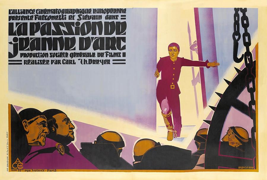Movie Poster Photograph - THE PASSION OF JOAN OF ARC -1928- -Original title LA PASSION DE JEANNE DARC-. by Album