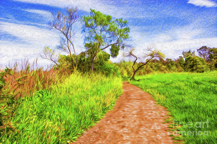 The Path that Lies Ahead II Digital Art by Kenneth Montgomery