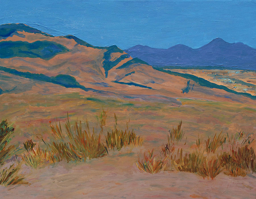 Chaparral Painting - The Path to Etiwanda by Carly Creley Chaparral Painting - The Path to Etiwanda by Carly Creley