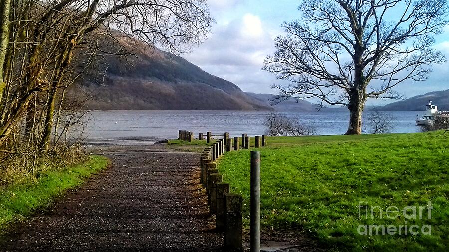 The Pathway to the Loch by Joan-Violet Stretch The Pathway to the Loch by Joan-Violet Stretch