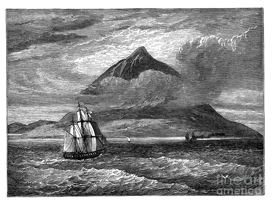 The Peak Of Tenerife, Canary Islands Drawing by Print Collector
