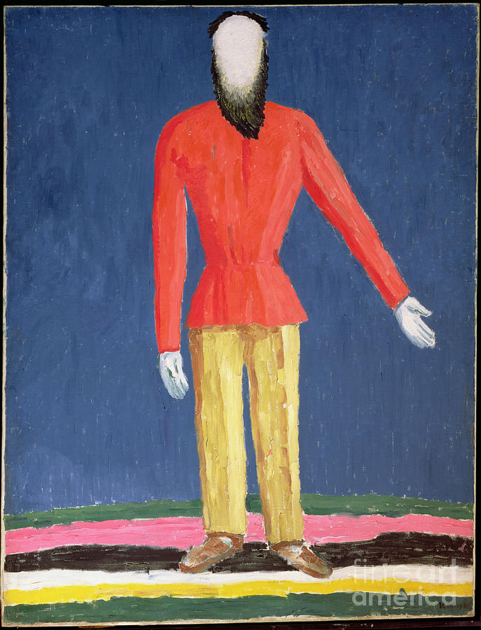Arts Painting - The Peasant, 1928-32 by Kazimir Severinovich Malevich