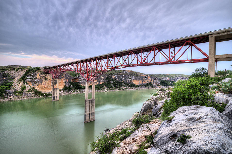 The Pecos River Bridge Photograph by JC Findley