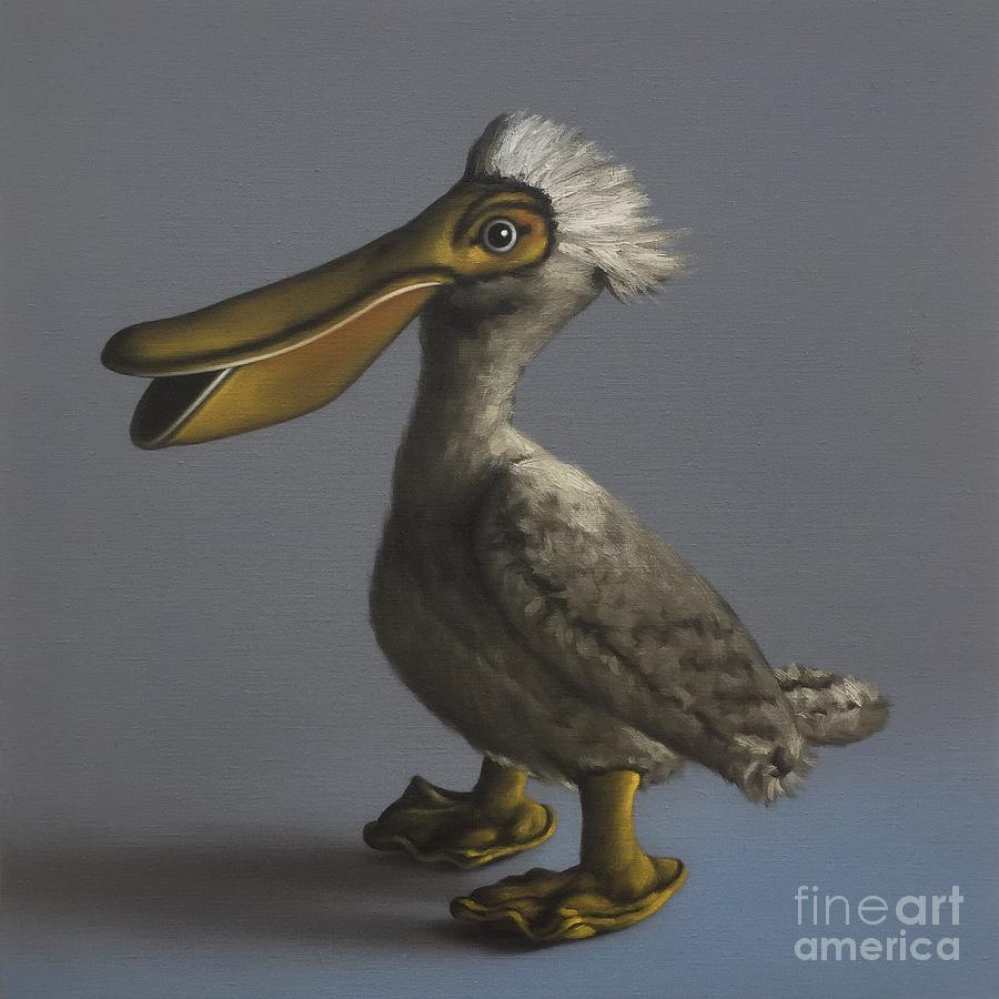The Pelican, 2017 Painting by Peter Jones