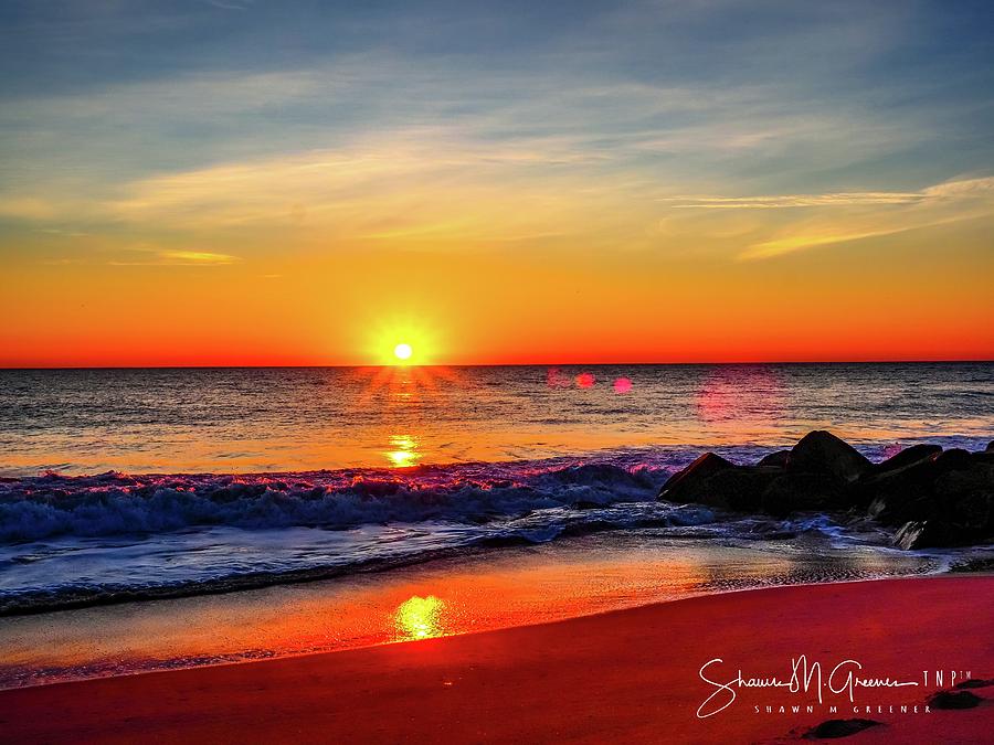 Beach Photograph - The Perfect Sunrise by Shawn M Greener