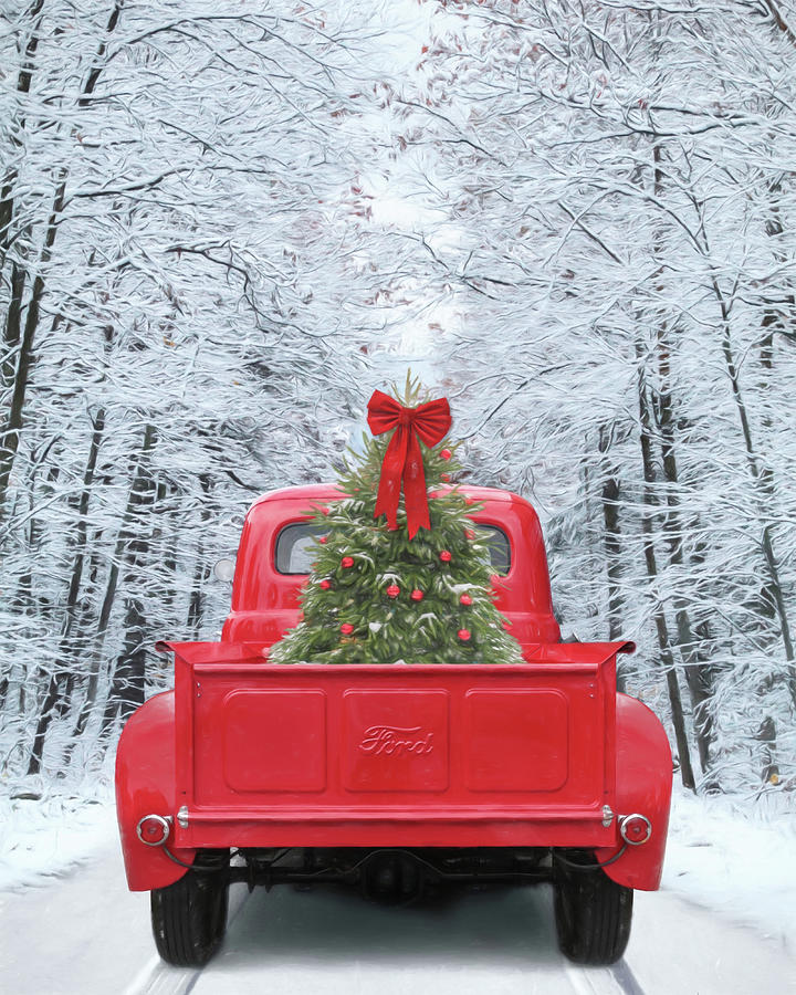 Christmas Mixed Media - The Perfect Tree by Lori Deiter