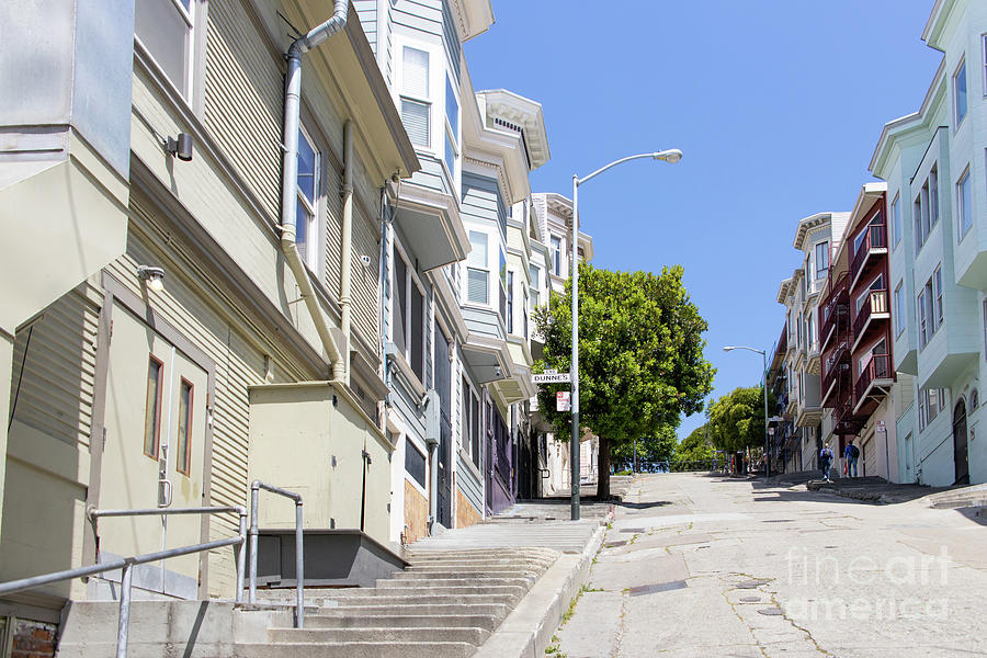 The Peter Macchiarini Kearny Street Steps San Francisco R477 Photograph by Wingsdomain Art and Photography