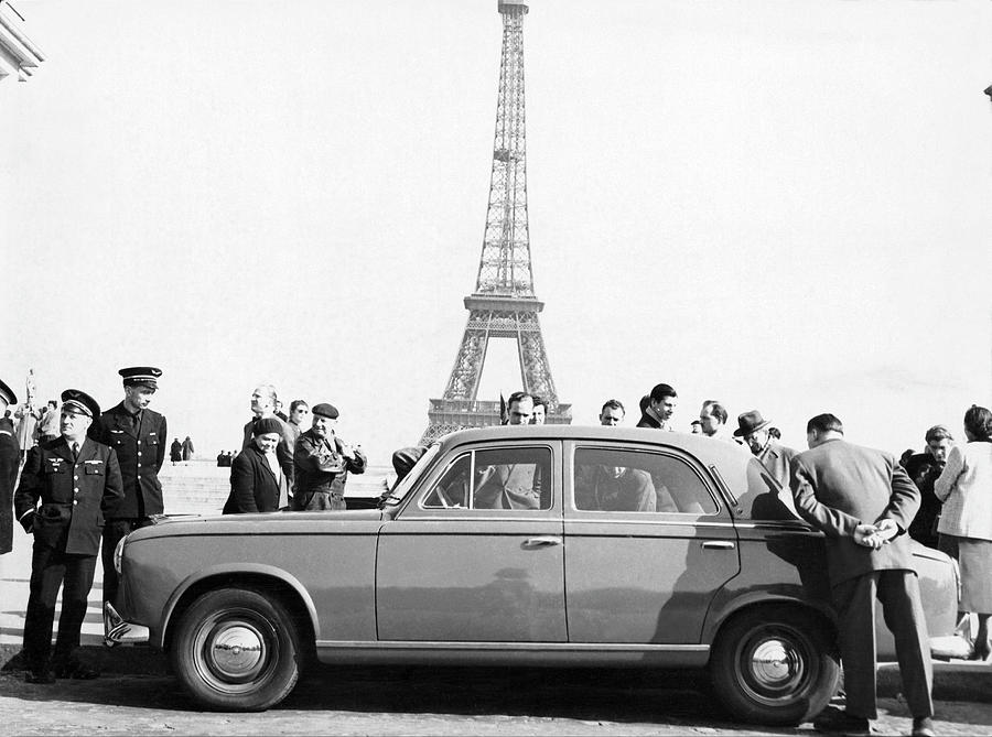 The Peugeot 403 Presented In Paris Photograph by Keystone-france