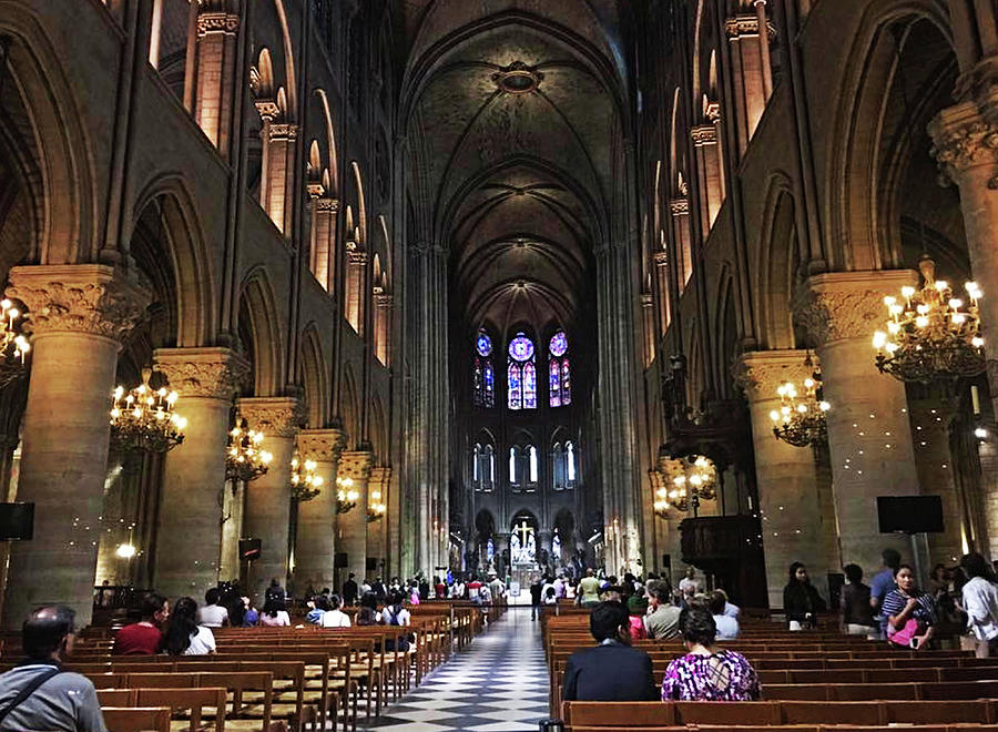 The Pews Of Notre Dame Cathedral Photograph By Pauline Darrow - Fine 