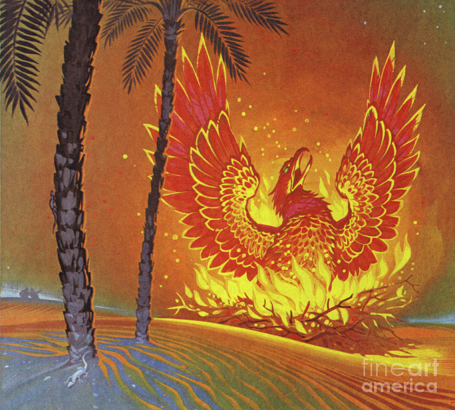 The Phoenix Painting by Angus McBride