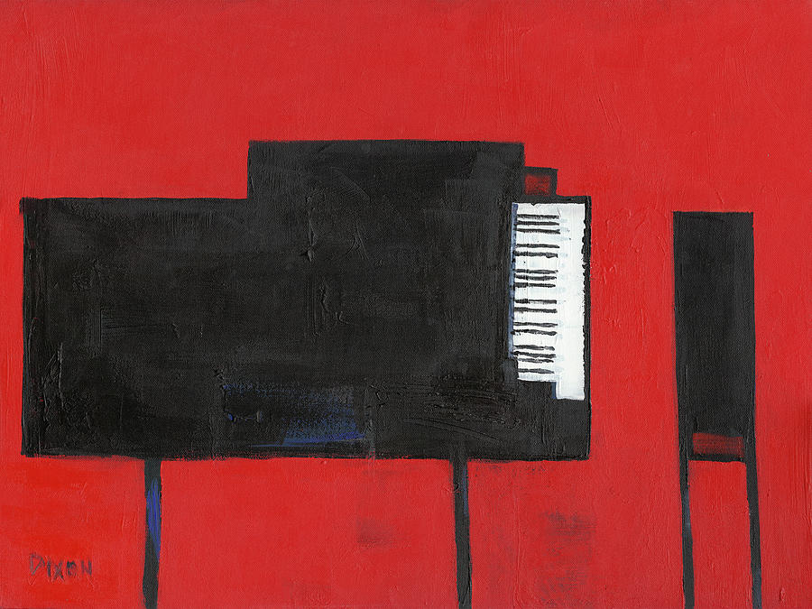 Music Painting - The Piano by Samuel Dixon