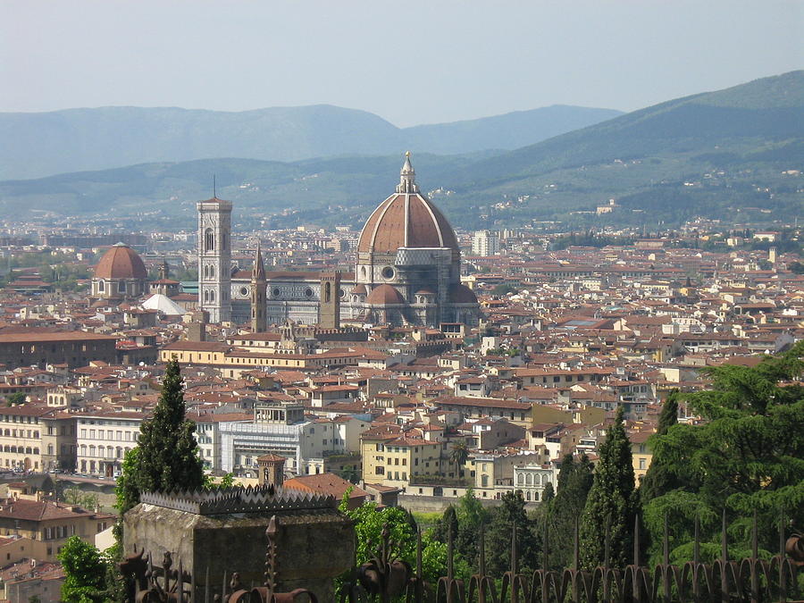 The Picturesque Views Across Florence Photograph by In & Outta Space. & Occasionally Reality.