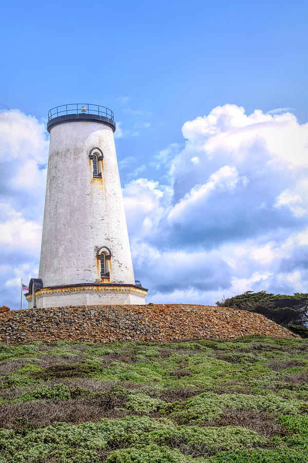 The Piedras Blancas Lighthouse Clouds 2 Photograph by Floyd Snyder