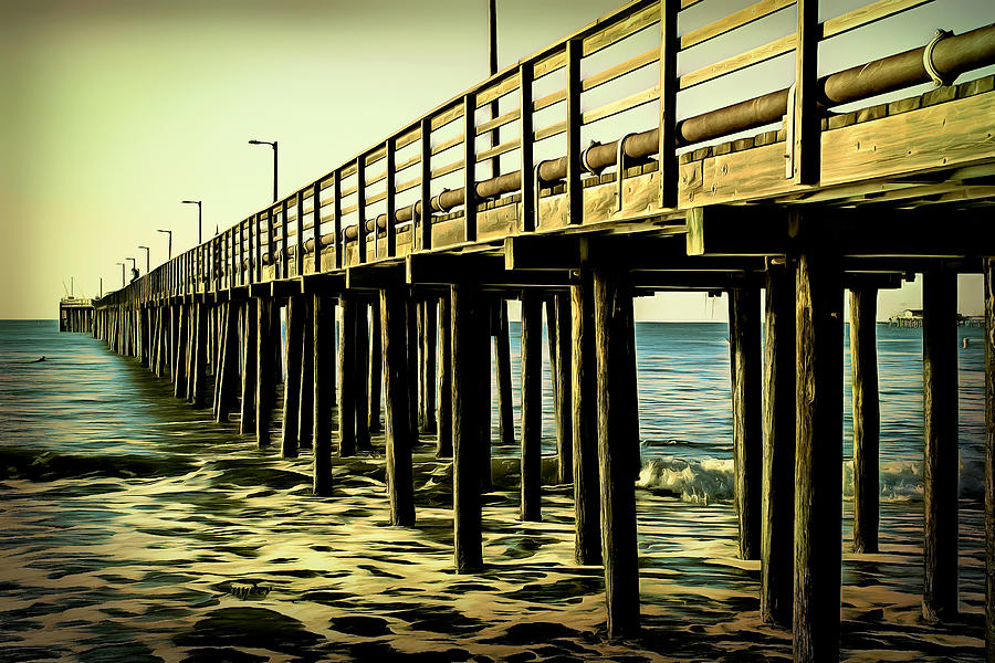 The Pier At Avila Beach  Photograph by Barbara Snyder