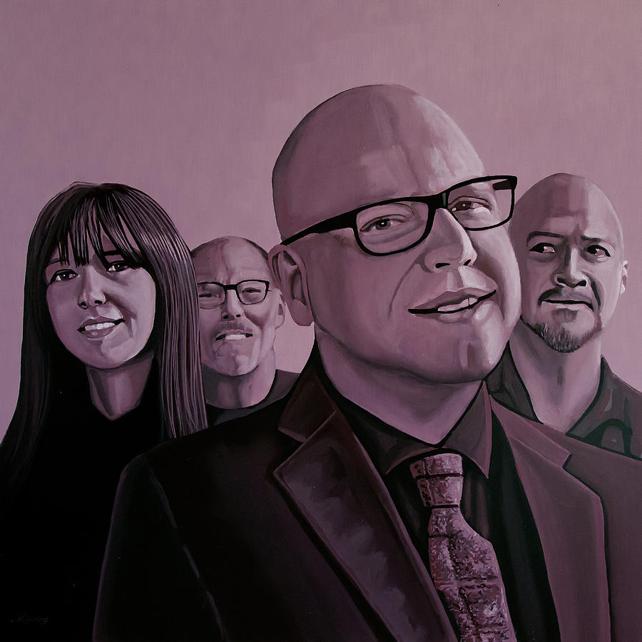 Music Painting - The Pixies Painting by Paul Meijering