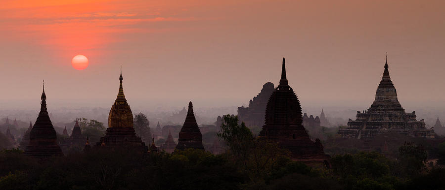 The Plain Of Pagodas And Religious Photograph by Mint Images - Art Wolfe