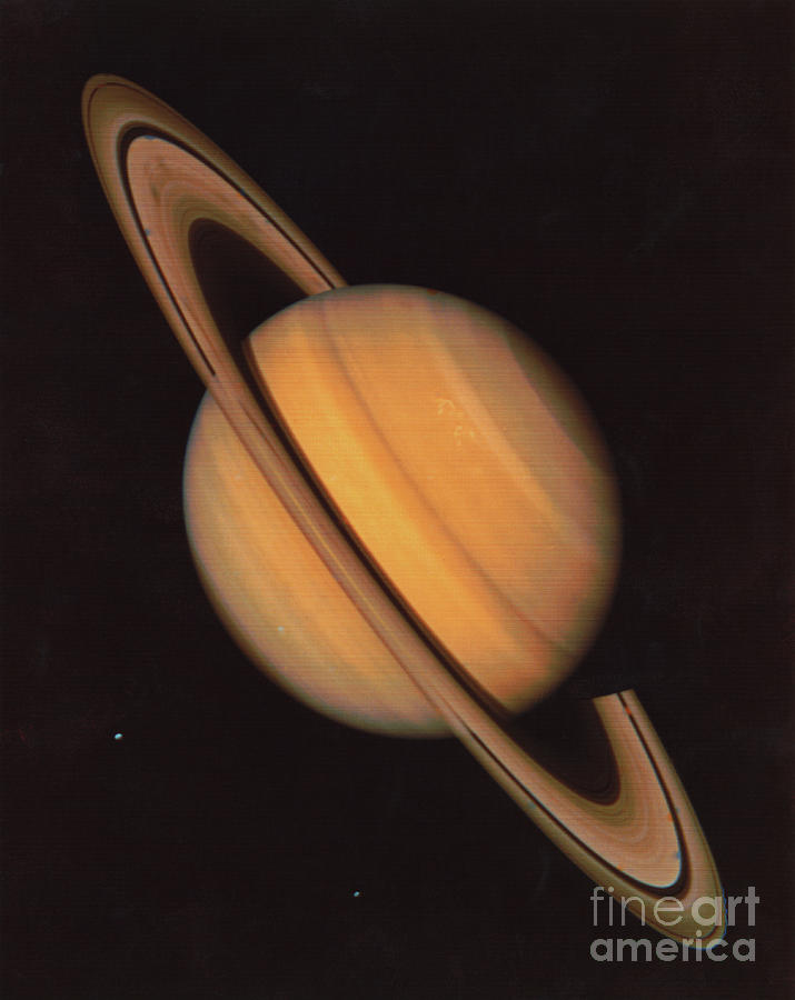 The Planet Saturn Photograph by Bettmann