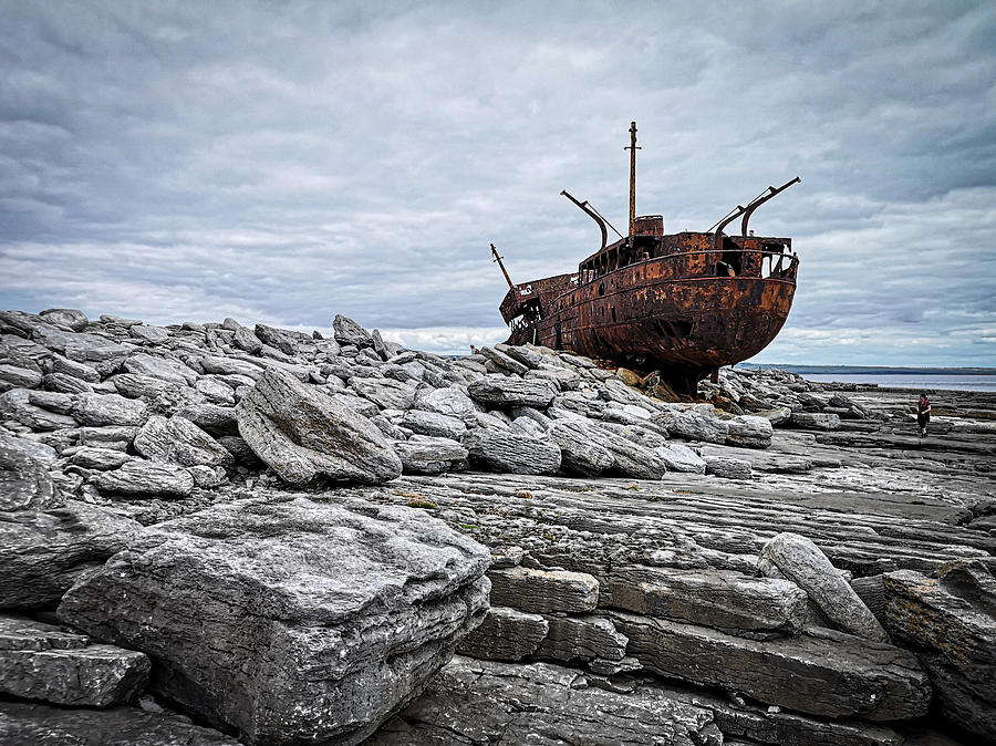 The Plassey Wreck - Aran Islands Photograph by Mark Callanan