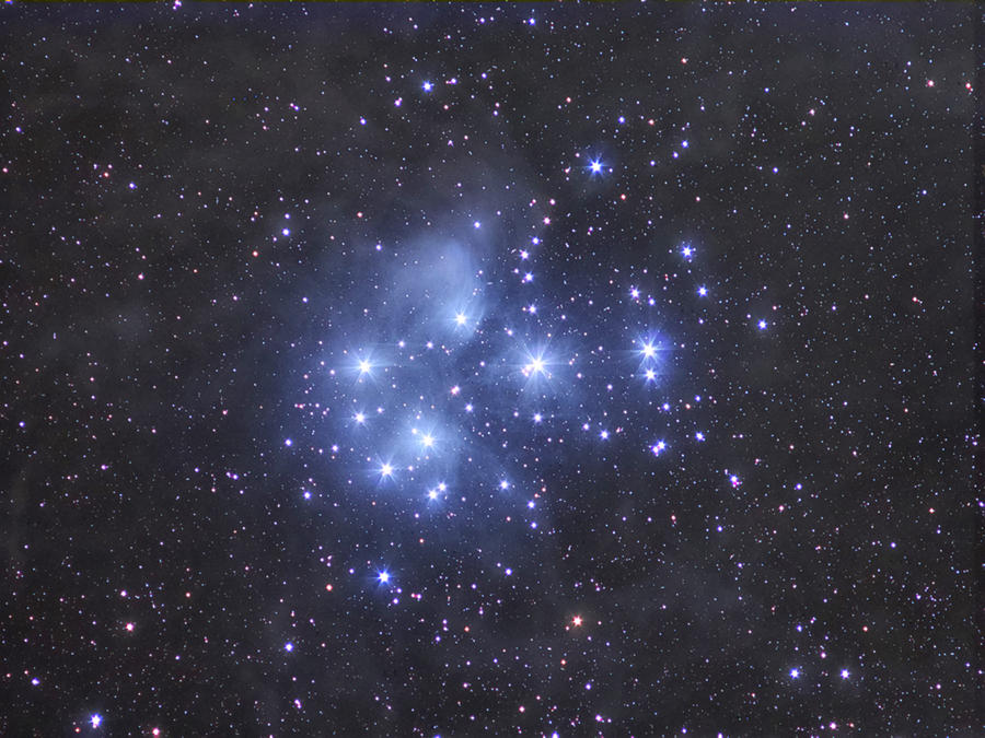 The Pleiades Photograph by Daniele Gasparri - Pixels