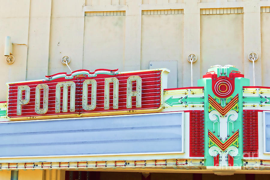 The Pomona Fox Theatre Photograph by Lenore Locken