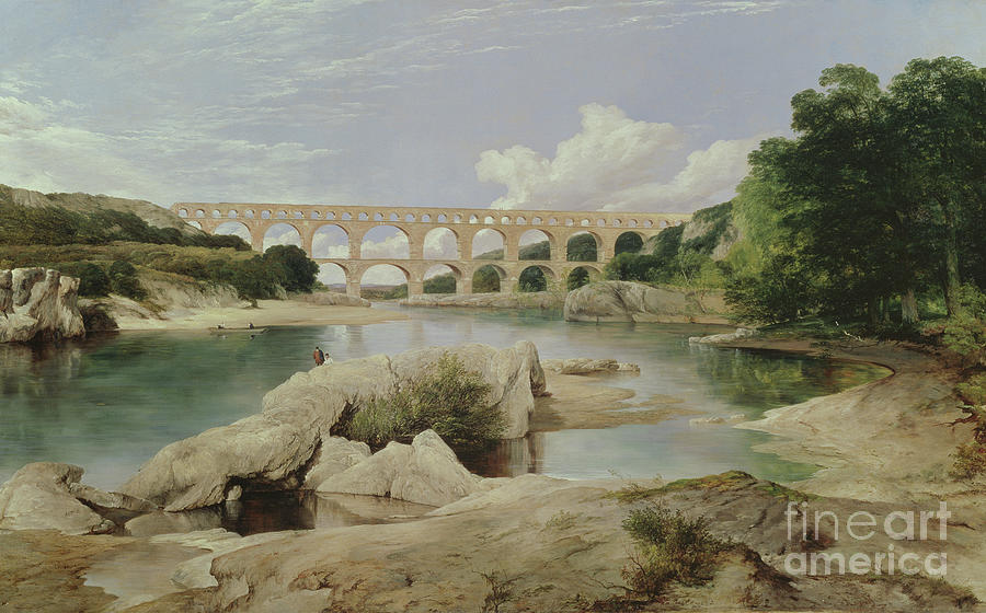 The Pont Du Gard, 1862 Photograph by Frederick Richard Lee - Fine Art ...