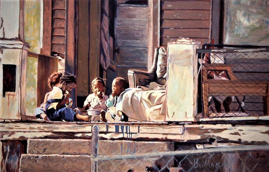 The Poor Side of Town Painting by David Buttram