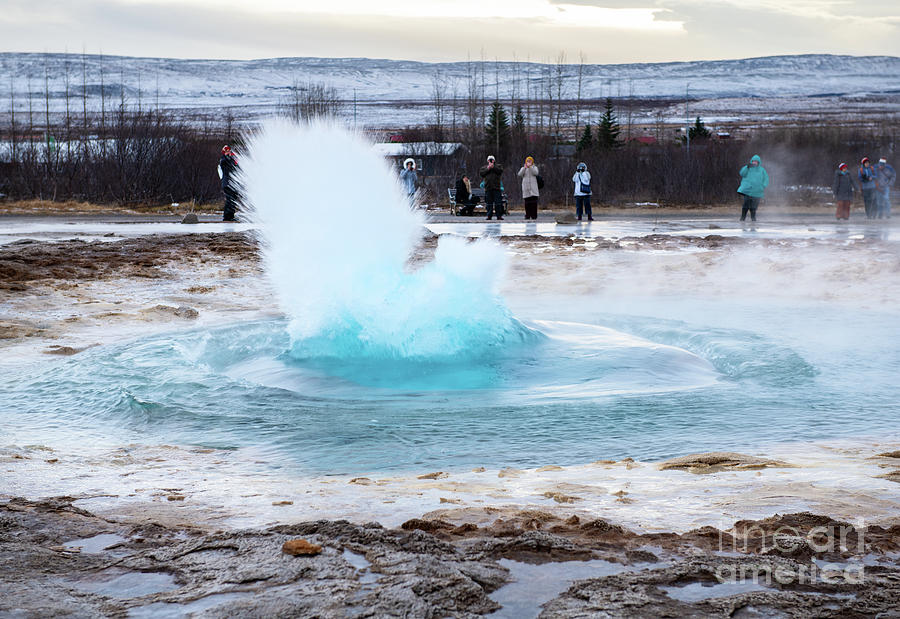 The Popular Geysir Hot Spring Area In Iceland Photograph By Jamie Pham