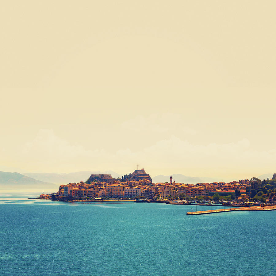 The Port Of Corfu Photograph by Thepalmer