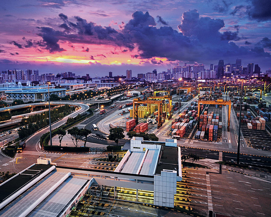 The Port Of Singapore Authority Photograph by Photo By William Cho