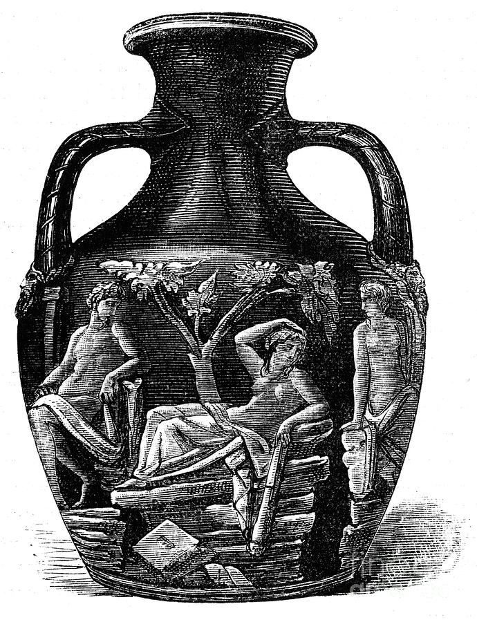 The Portland Vase, 1891 Drawing by Print Collector